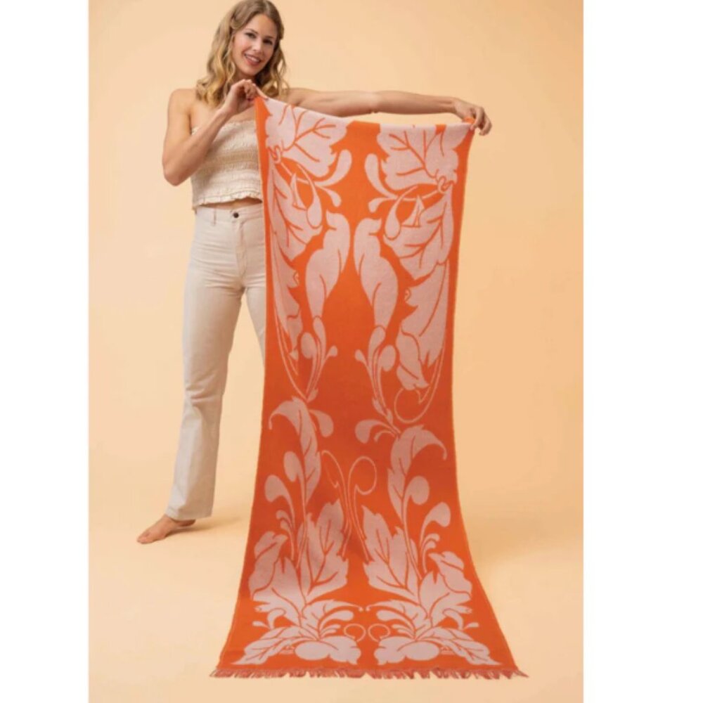 Powder UK Opulent Flourish Scarf Orange